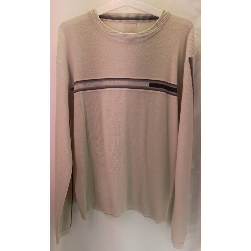 Men's Vintage 90s Y2K Striped Sweater "Extreme Exg" Pullover XL - Picture 3 of 7
